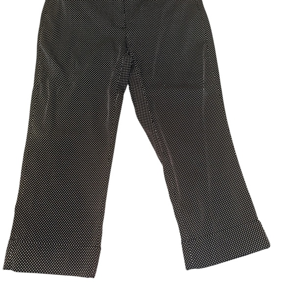 Lane Bryant Black & White dotted Cropped Dress Pants Plus size 14 - Picture 2 of 14